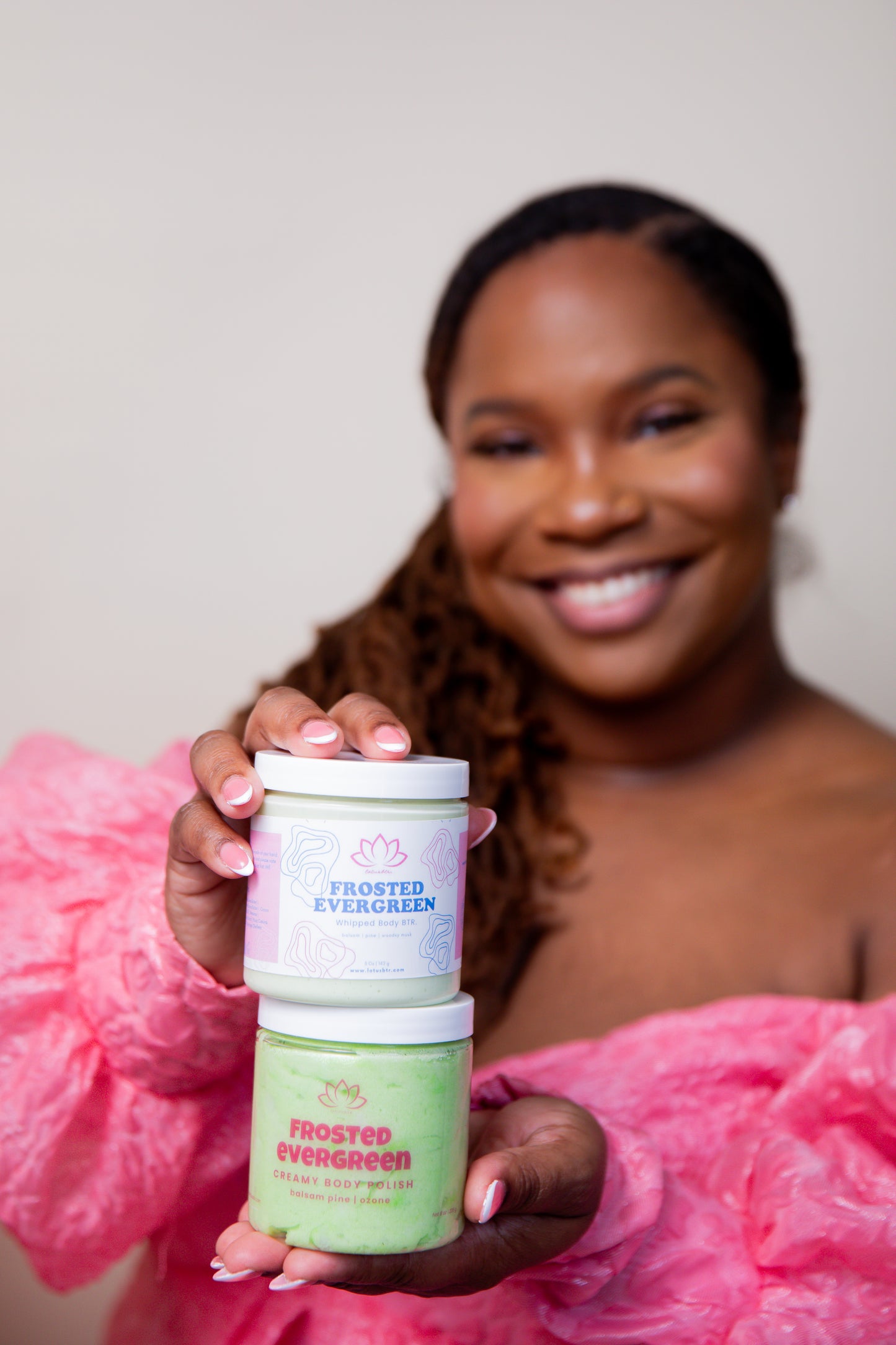 Frosted Evergreen Creamy Body Polish