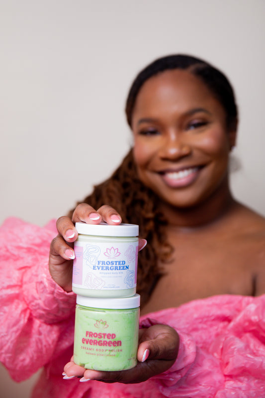 Frosted Evergreen Creamy Body Polish